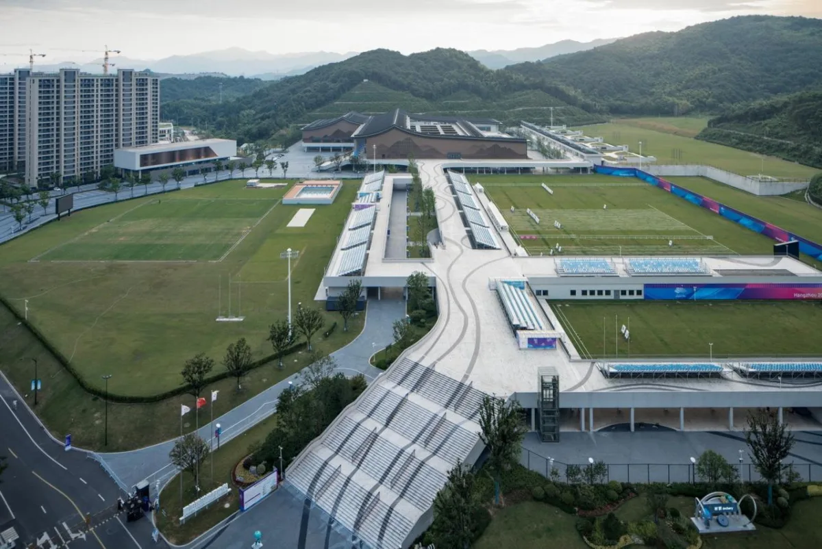 BIM建筑|富阳银湖体育中心:亚运射击射箭现代五项馆 / 浙江大学建筑设计研究院
