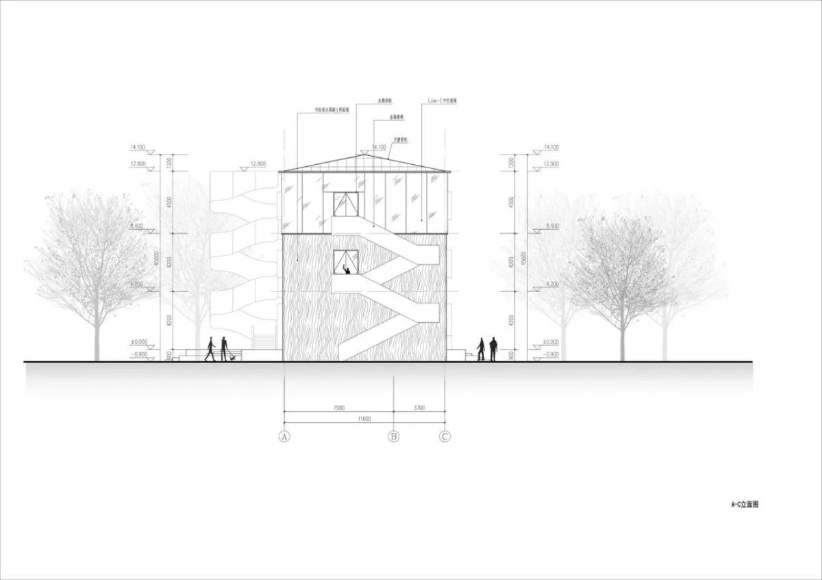BIM建筑|余村印象青年图书馆 / 上海交通大学设计学院杜春宇团队