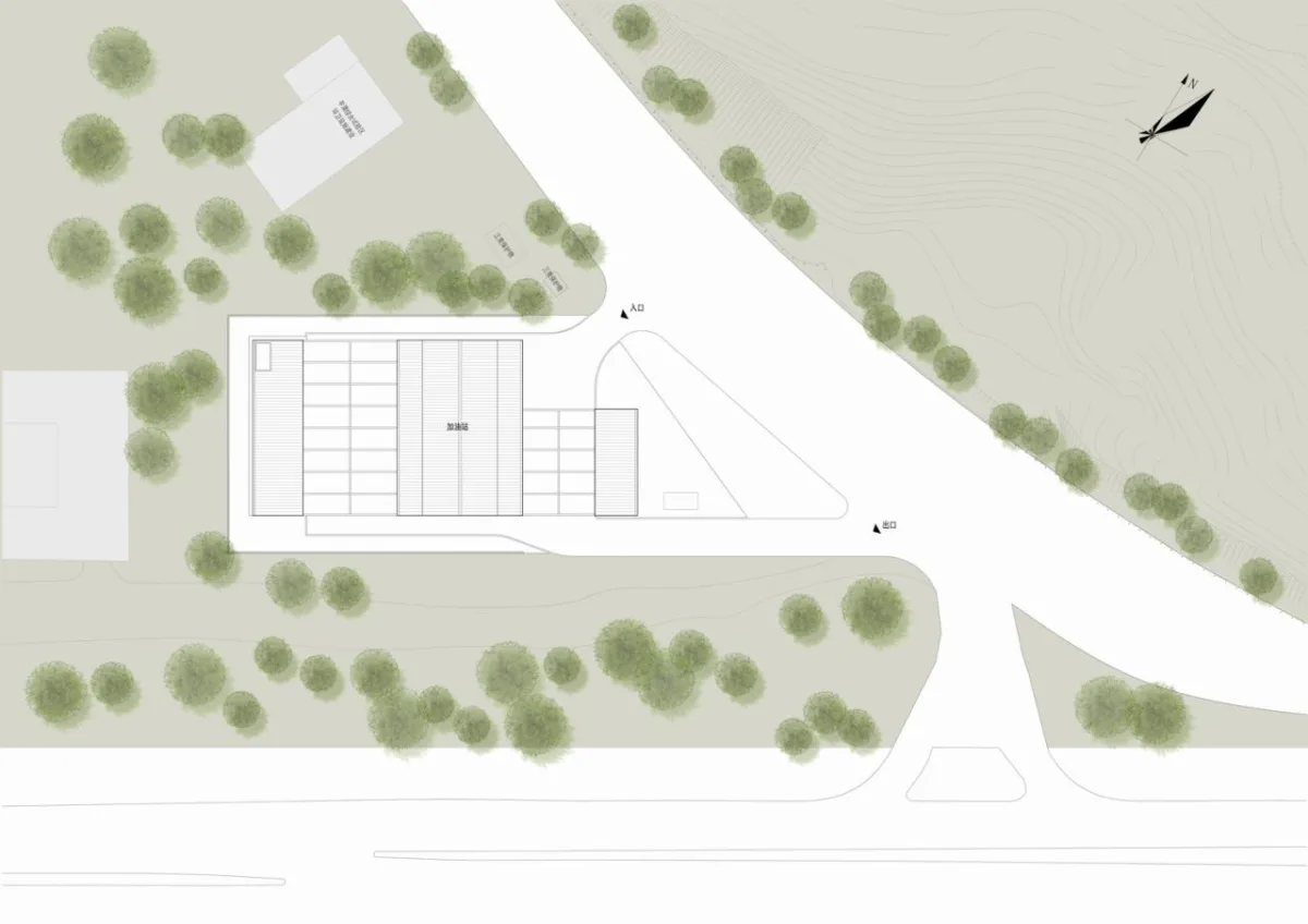 BIM建筑|平潭利群友联加油站 / 间外建筑工作室