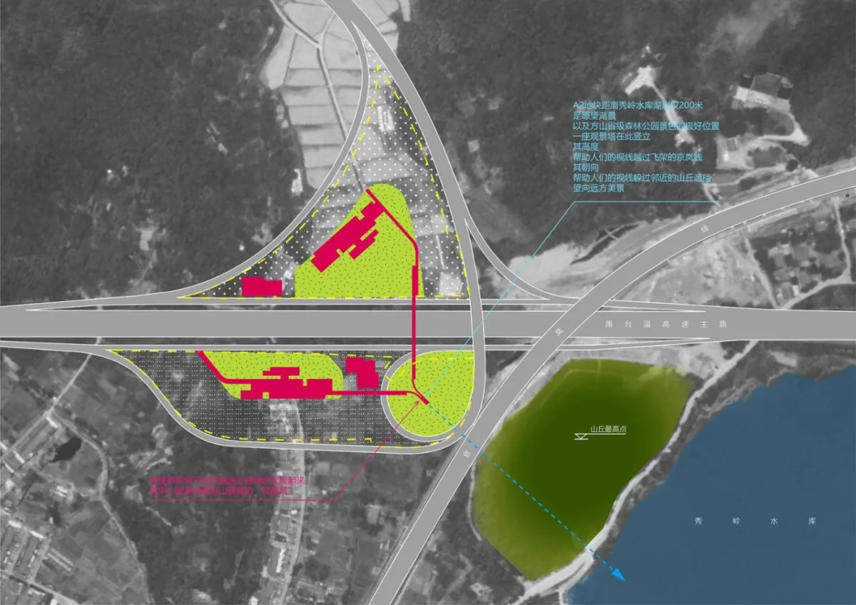 BIM建筑|瞬间公园 INSTANT PARK：甬台温高速公路改扩建工程院桥服务区设计方案 / 也似建筑