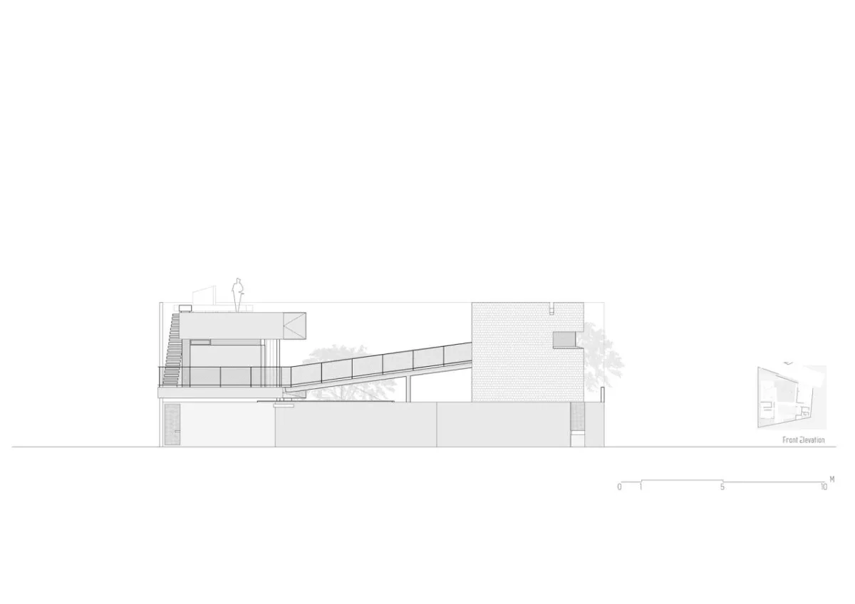 BIM建筑|跨廊桥相连，Tanatakah 别墅 / asimapra