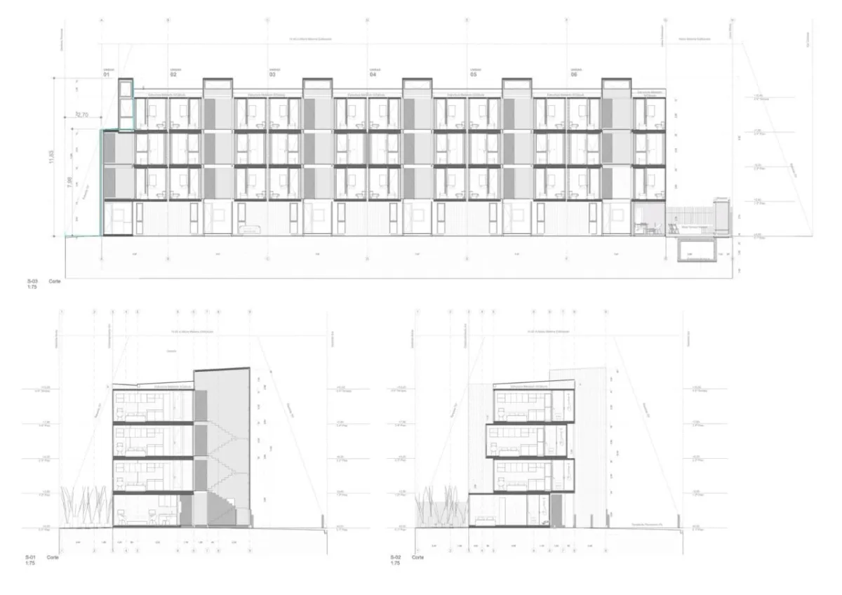 BIM建筑|集装箱宿舍 / Ian Hsü + Gabriel Rudolphy