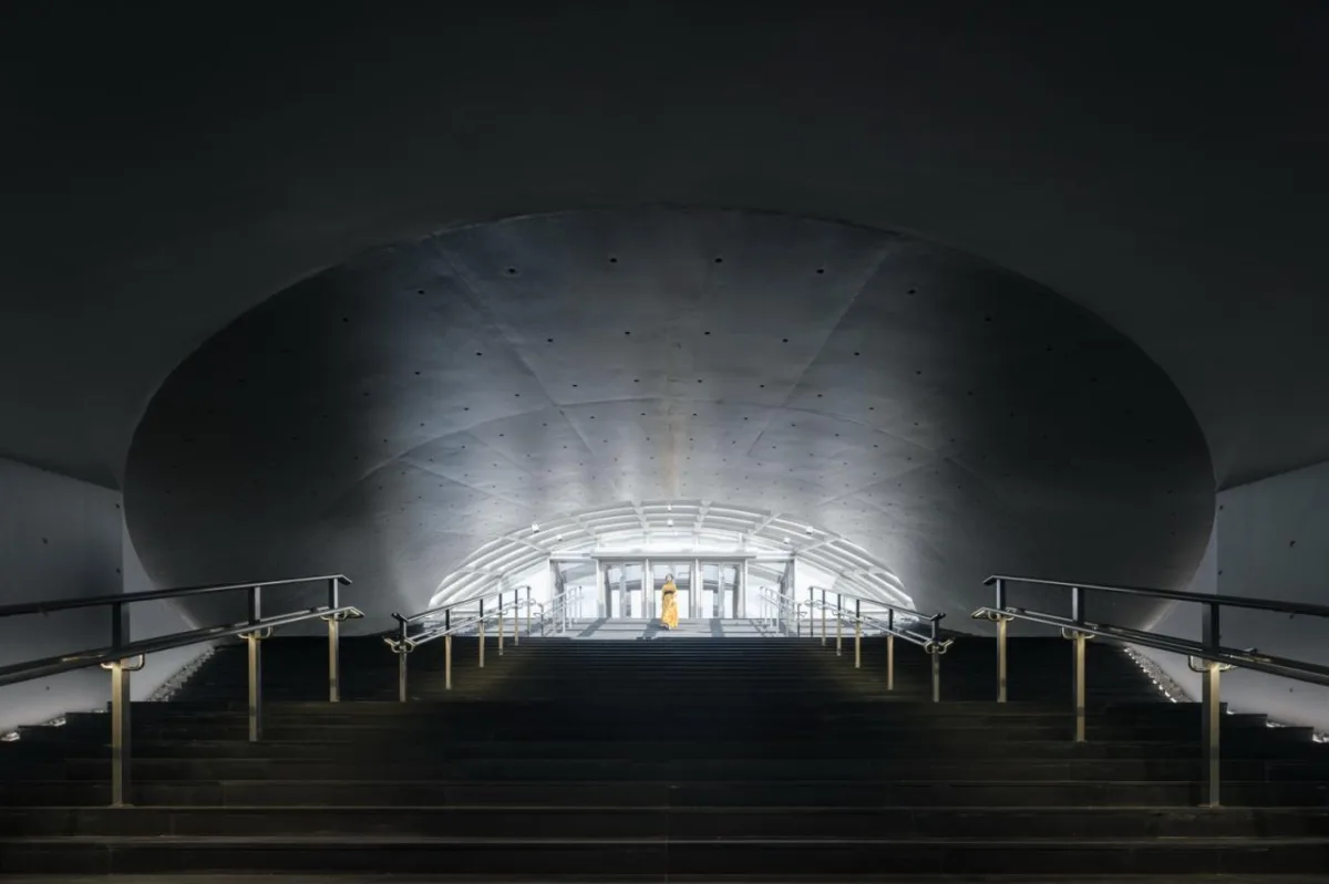 BIM建筑|全东北最大的清水混凝土巨构地下建筑：砼殿 / Wutopia Lab