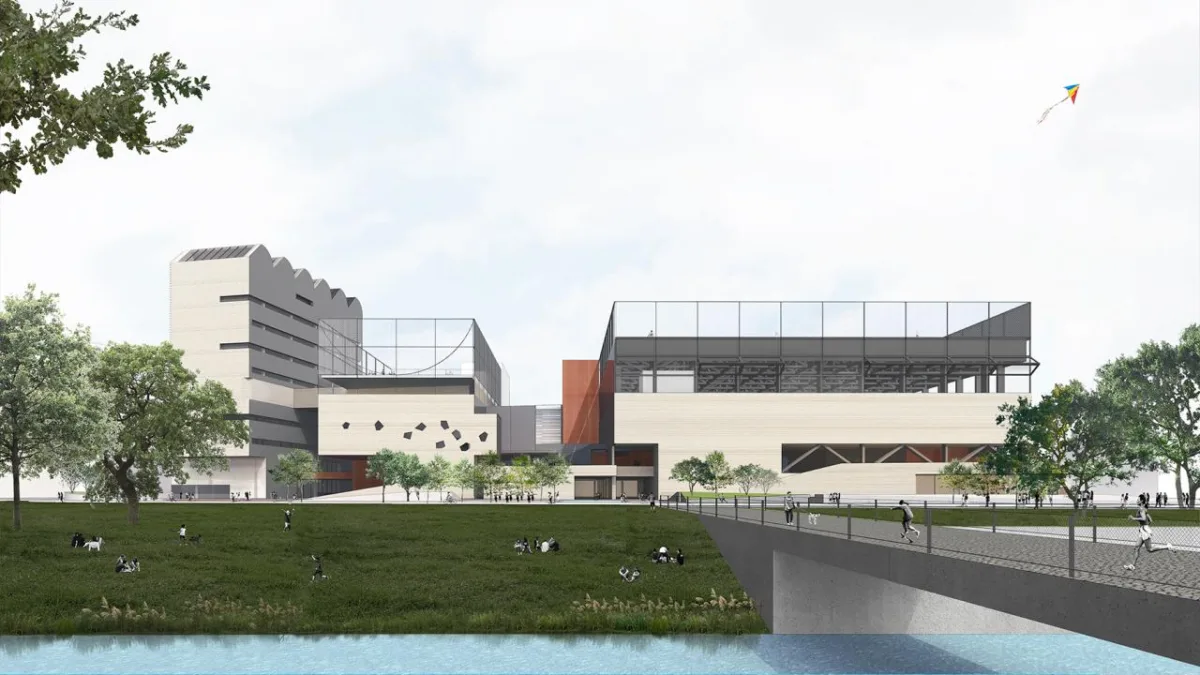 BIM建筑|社区源点：坪地街道综合文体中心方案 /也似建筑+广州市城市规划勘测设计研究院（GZPI）