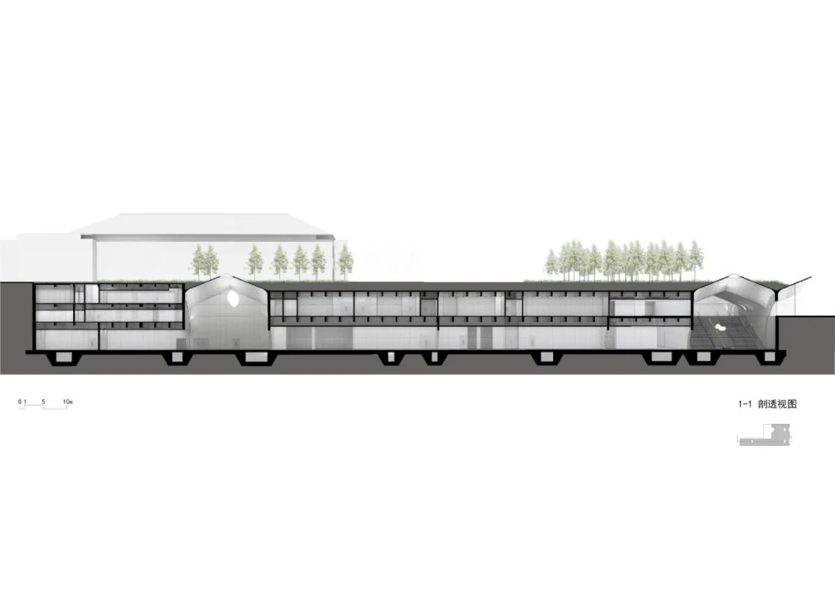BIM建筑|全东北最大的清水混凝土巨构地下建筑：砼殿 / Wutopia Lab