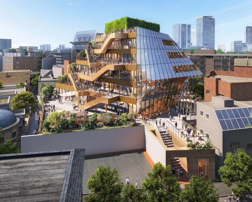 BIM建筑|OMA设计东京阶梯式购物中心“原宿探索”