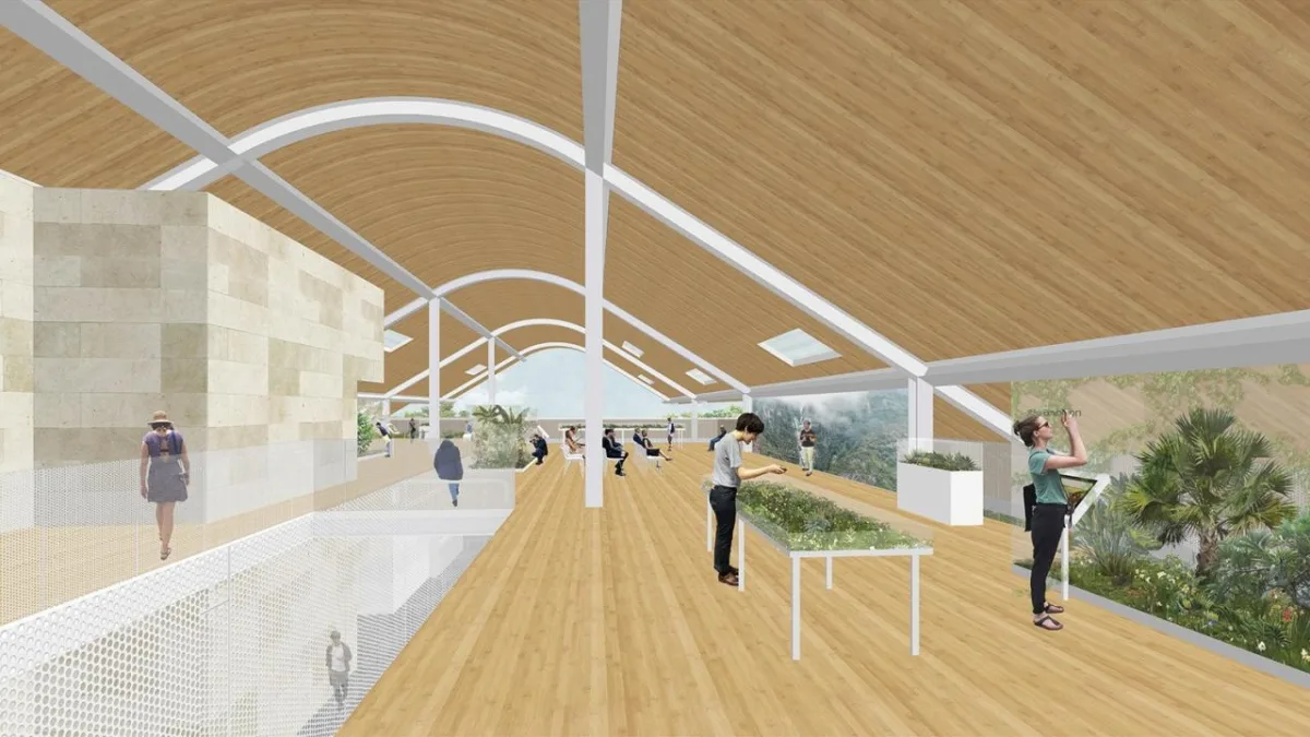 BIM建筑|瞬间公园 INSTANT PARK：甬台温高速公路改扩建工程院桥服务区设计方案 / 也似建筑