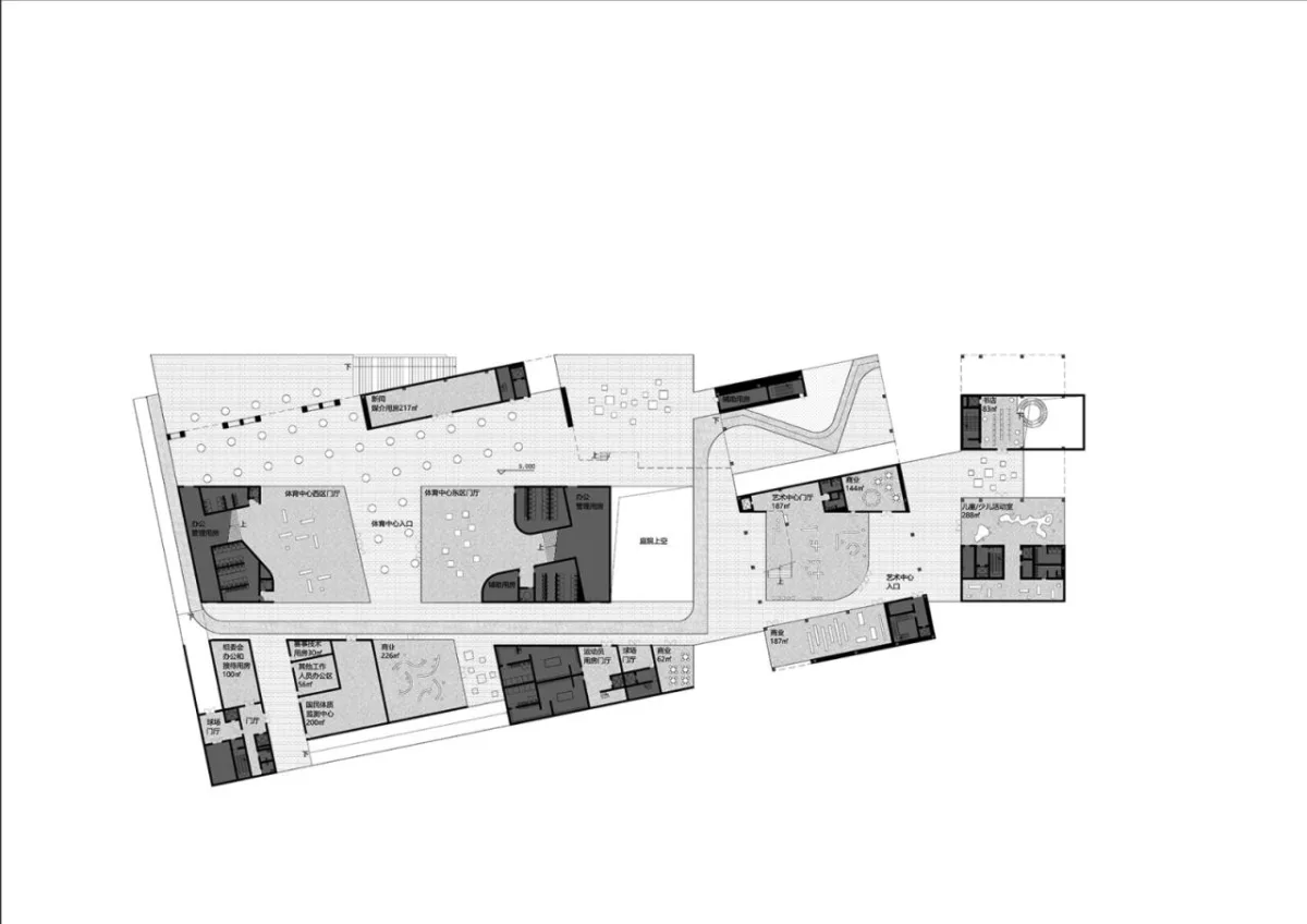 BIM建筑|社区源点：坪地街道综合文体中心方案 /也似建筑+广州市城市规划勘测设计研究院（GZPI）
