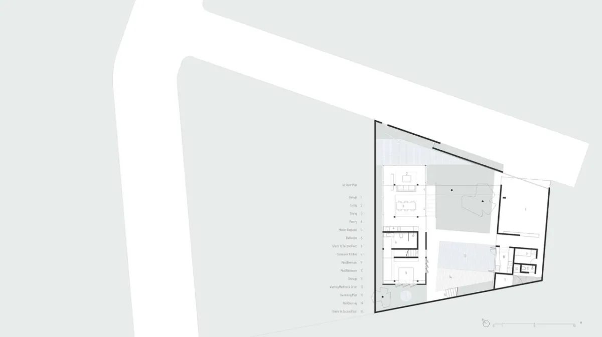BIM建筑|跨廊桥相连，Tanatakah 别墅 / asimapra