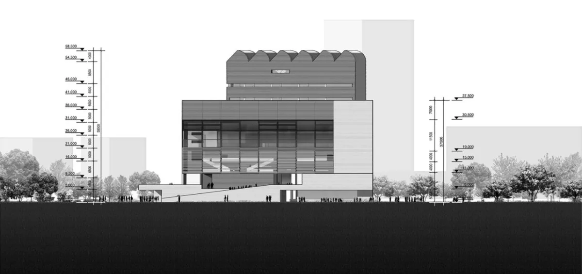 BIM建筑|社区源点：坪地街道综合文体中心方案 /也似建筑+广州市城市规划勘测设计研究院（GZPI）