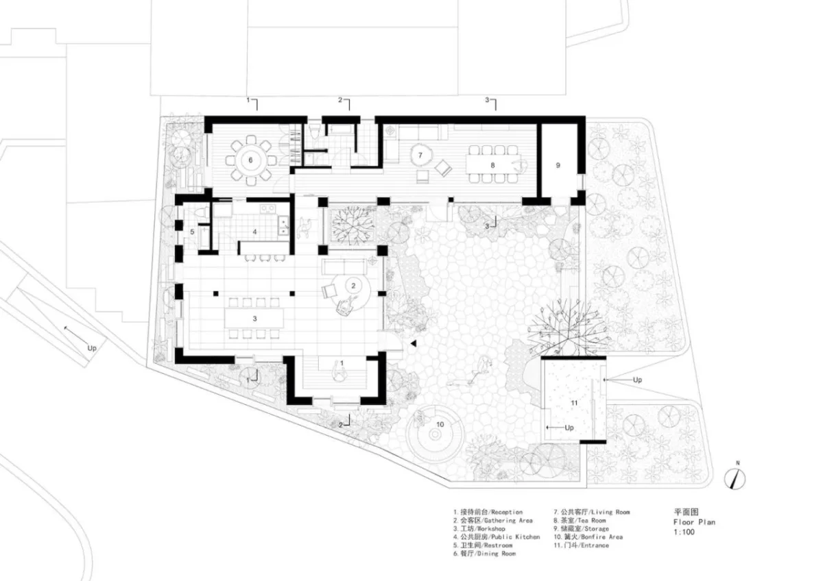 BIM建筑|折山院，西邵渠民宿接待中心 / MAT超级建筑事务所