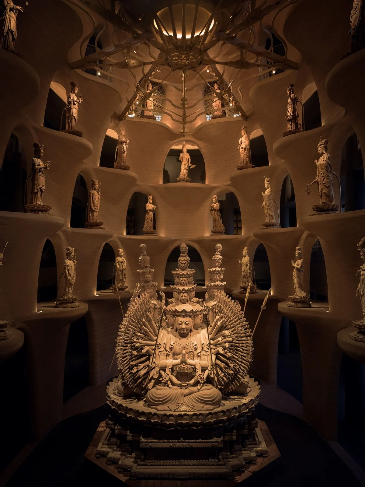 BIM建筑|祖山济心寺·木佛博物馆 /建筑营设计工作室