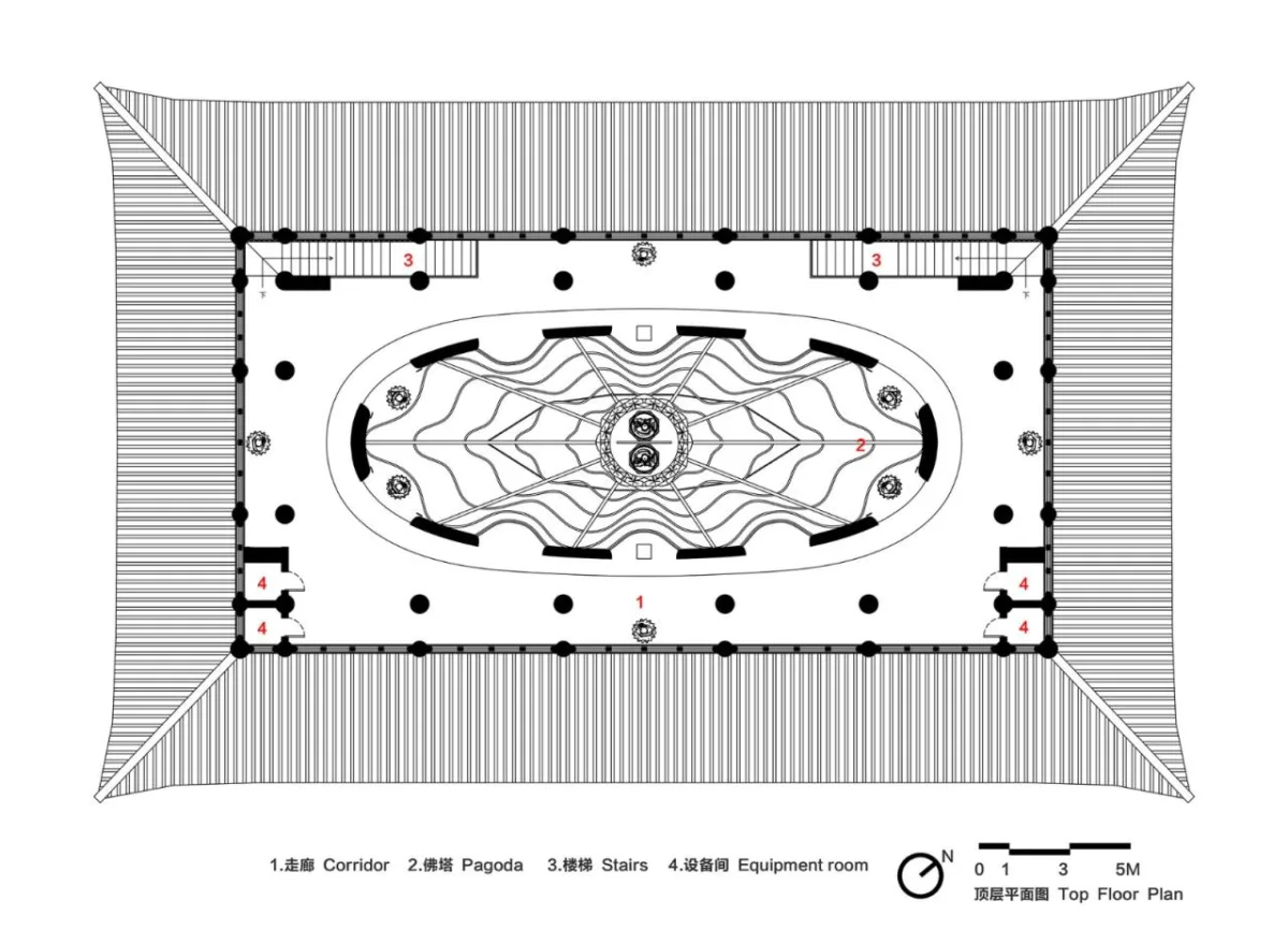 BIM建筑|祖山济心寺·木佛博物馆 /建筑营设计工作室
