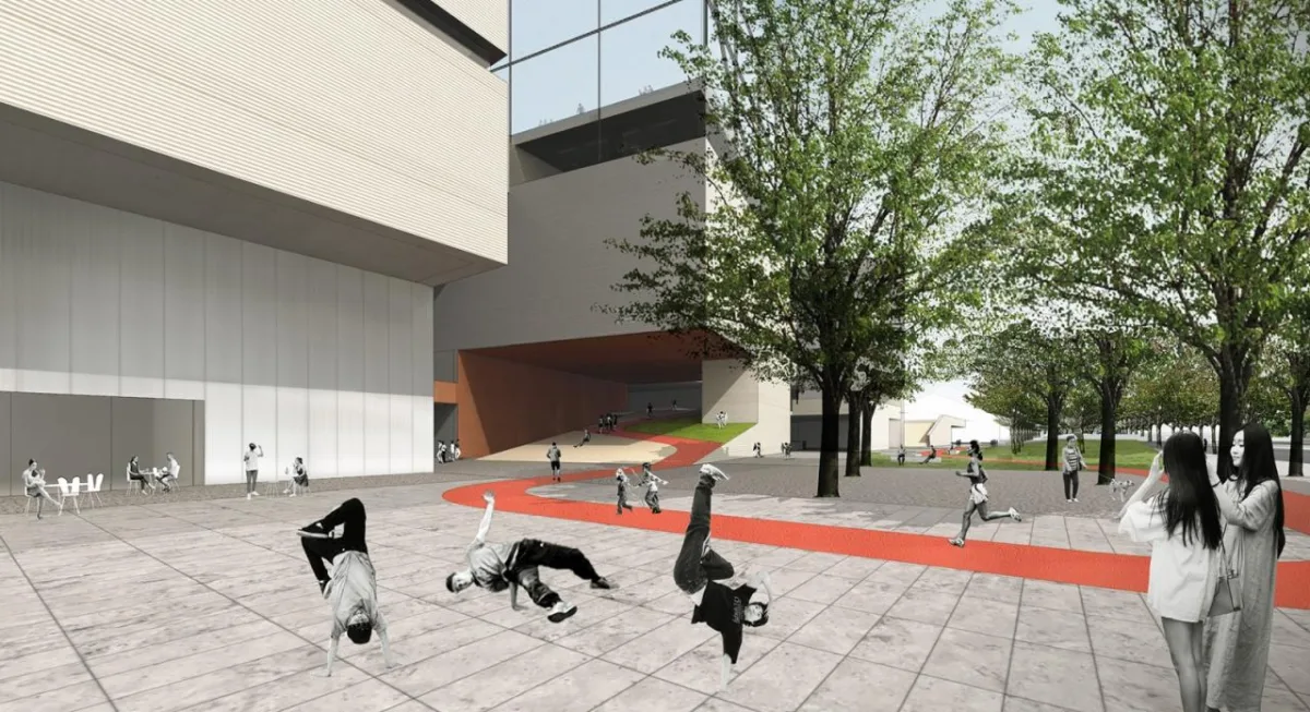 BIM建筑|社区源点：坪地街道综合文体中心方案 /也似建筑+广州市城市规划勘测设计研究院（GZPI）