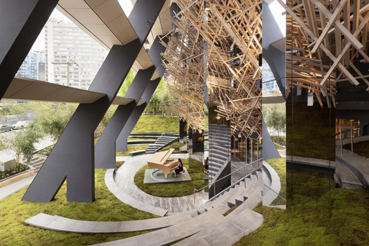 BIM建筑|突破性设计重塑城市天际线：北美艺术级豪宅“阿铂尼·隈研吾” / Westbank + 隈研吾