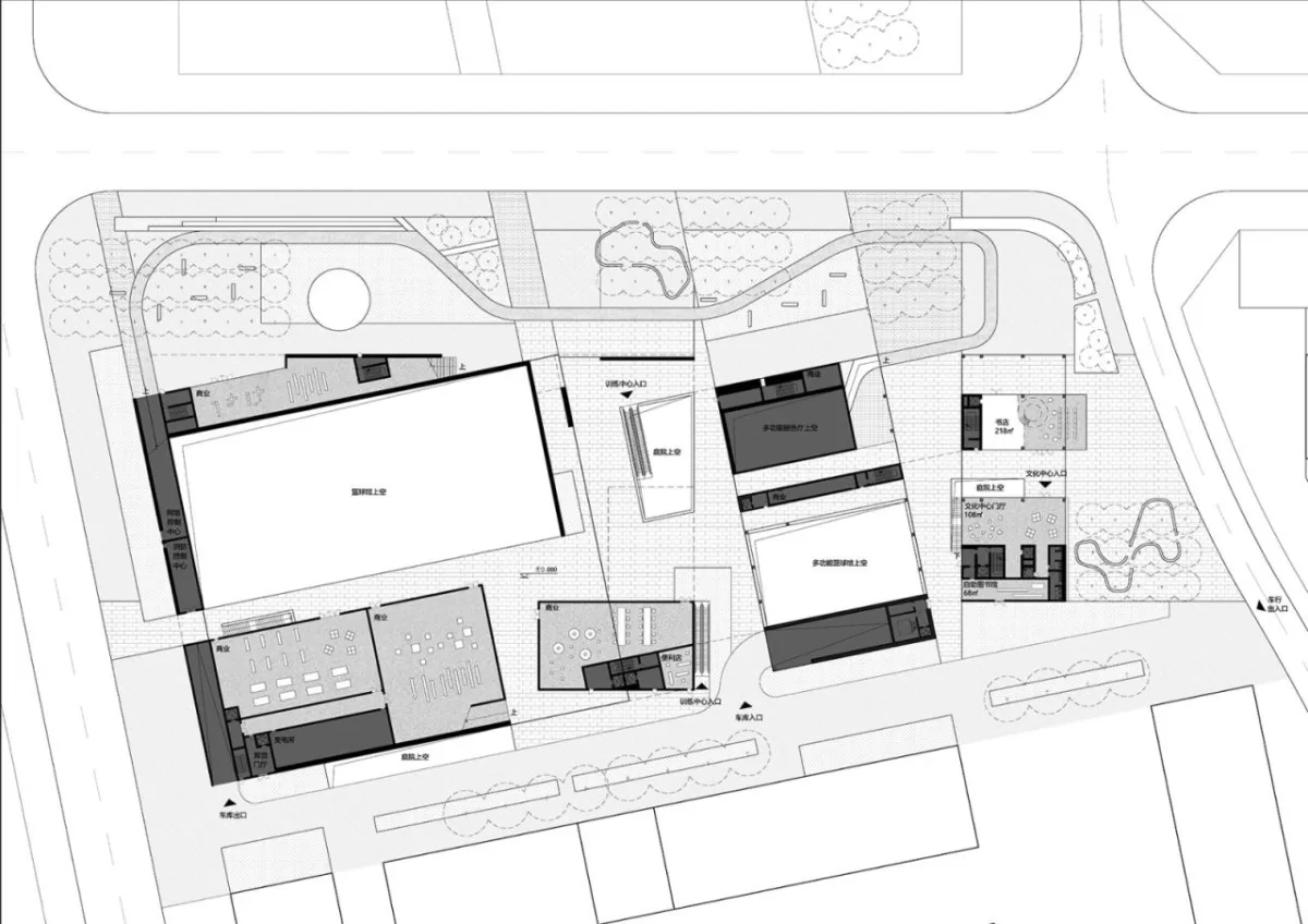 BIM建筑|社区源点：坪地街道综合文体中心方案 /也似建筑+广州市城市规划勘测设计研究院（GZPI）