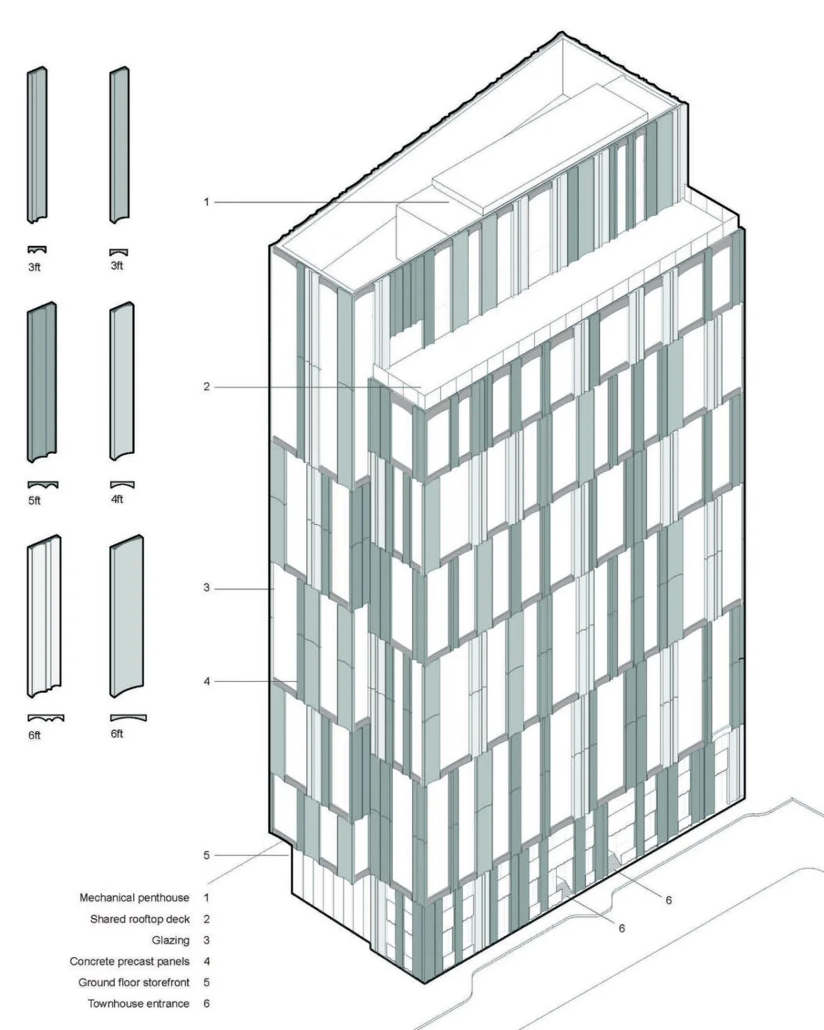 BIM建筑|斯图亚特街 212 号住宅楼 / Höweler + Yoon Architecture + Sasaki