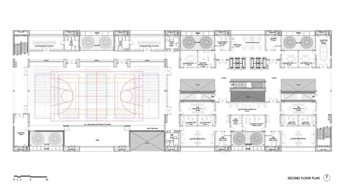 BIM建筑|艾哈迈达巴德大学中心 / Stephane Paumier Architects