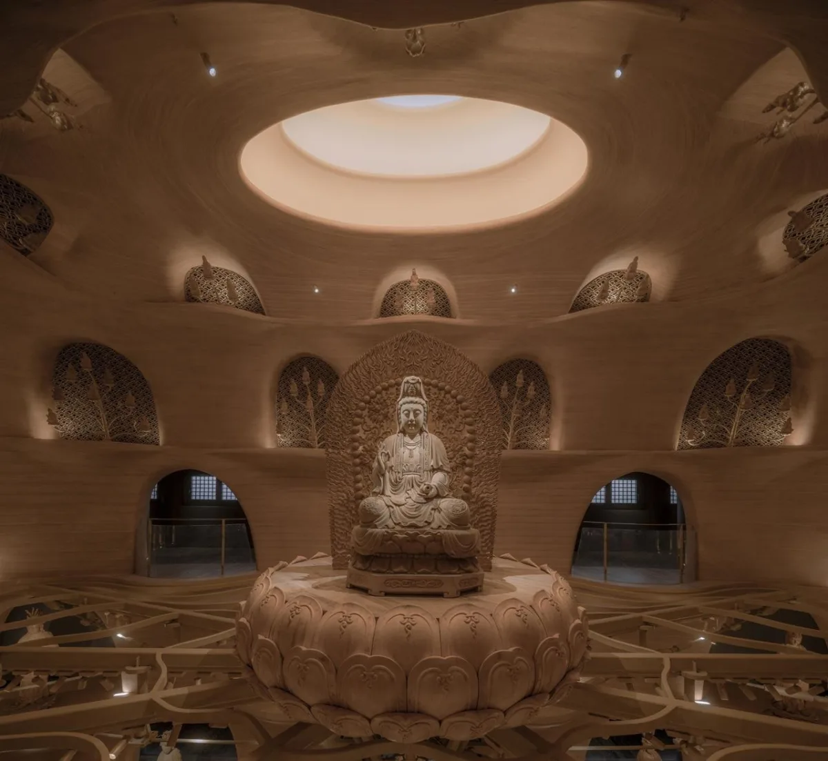 BIM建筑|祖山济心寺·木佛博物馆 /建筑营设计工作室