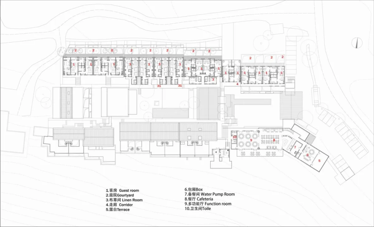 BIM建筑|瀑布下的诗意栖居:尧珈•瀑布村 /上海尧舜建筑设计有限公司