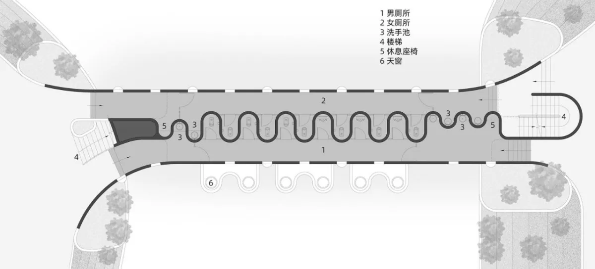 BIM建筑|桥厕 / 锋茂建筑