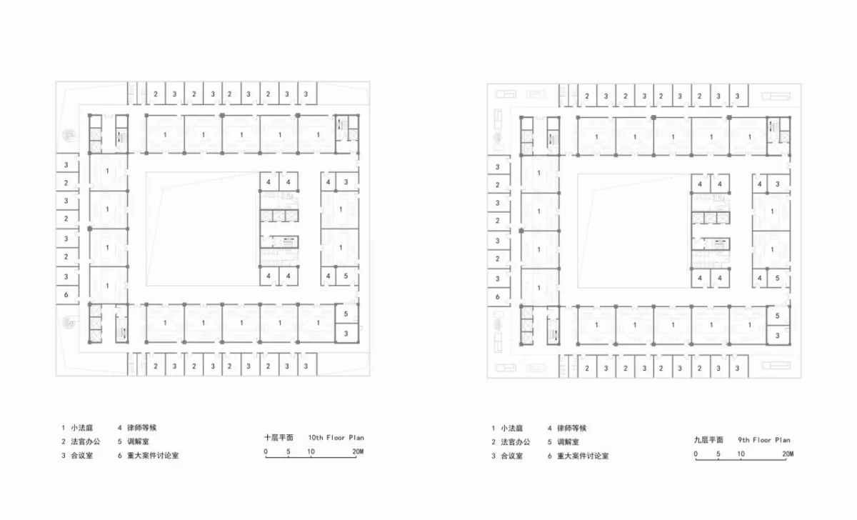 BIM建筑|凝固的正义•常州市中级人民法院扩建 / 简和建筑