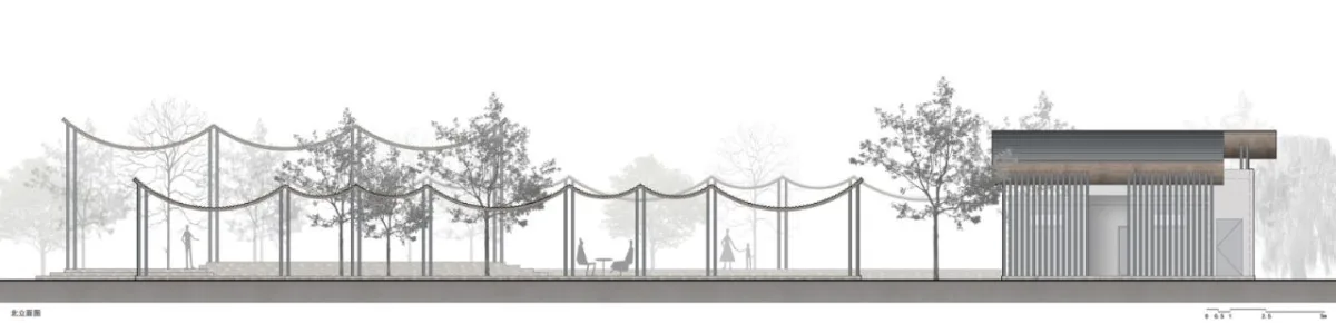 BIM建筑|径山花海帐亭 / 浙江农林大学园林设计院 + 杭州东维建筑