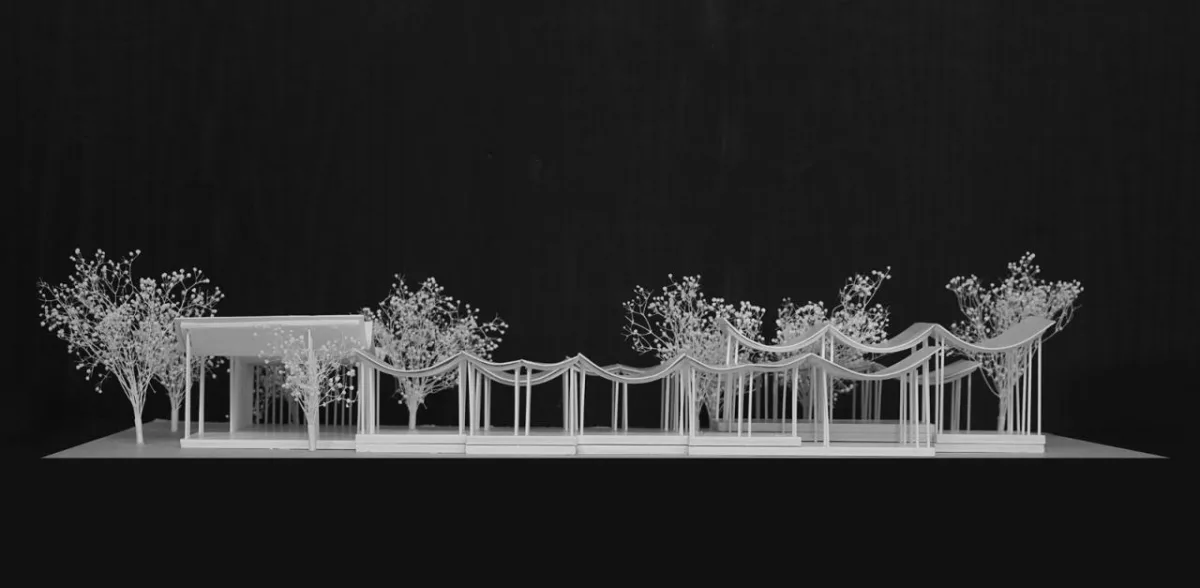 BIM建筑|径山花海帐亭 / 浙江农林大学园林设计院 + 杭州东维建筑