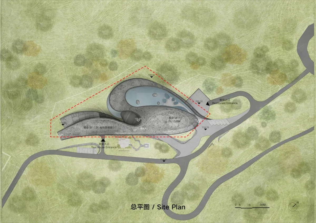 BIM建筑|龙泉山镜高空平台 / BUZZ建筑事务所