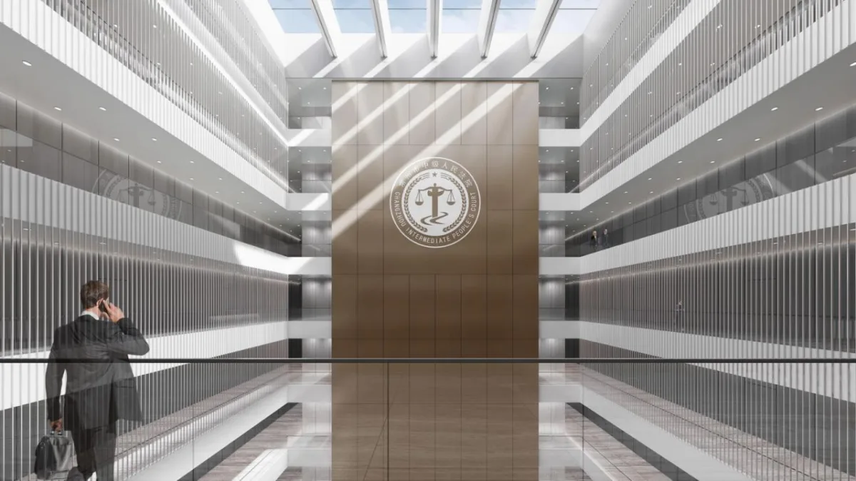 BIM建筑|凝固的正义•常州市中级人民法院扩建 / 简和建筑