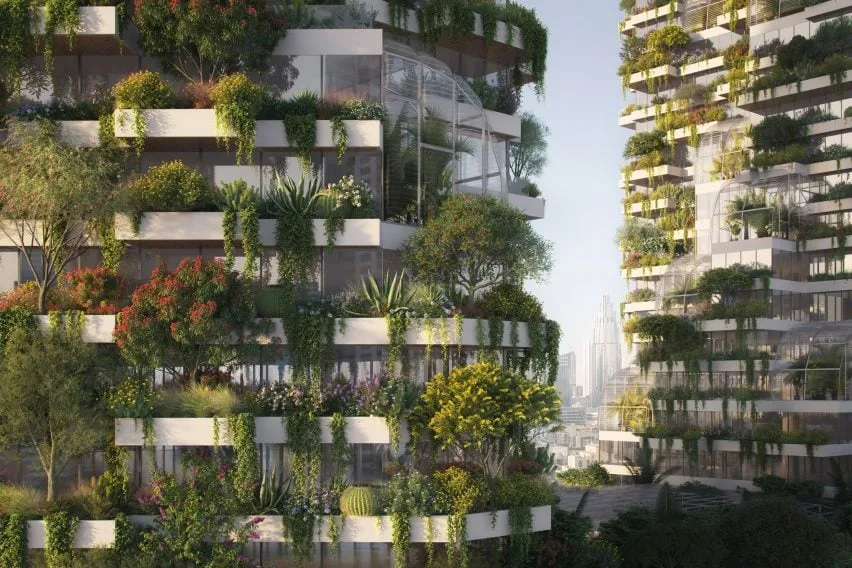 BIM建筑|博埃里为迪拜设计垂直森林塔楼