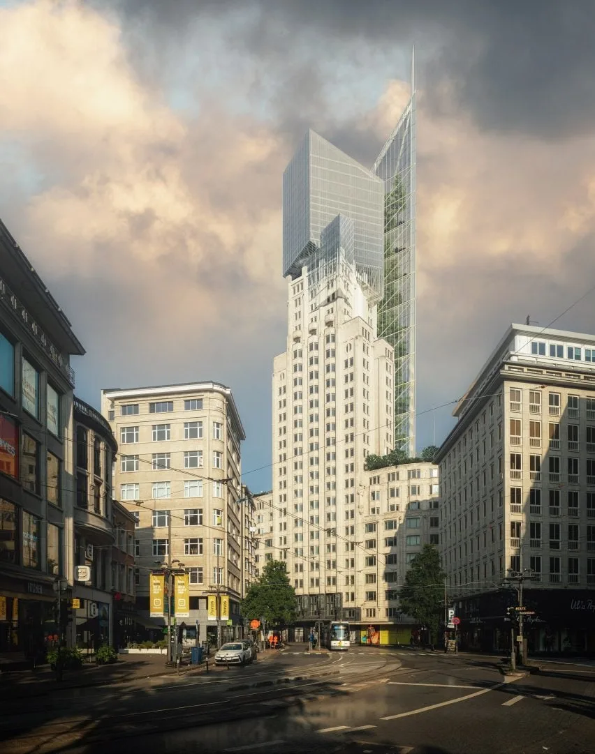 BIM建筑|里伯斯金将为安特卫普艺术装饰塔添加扩建