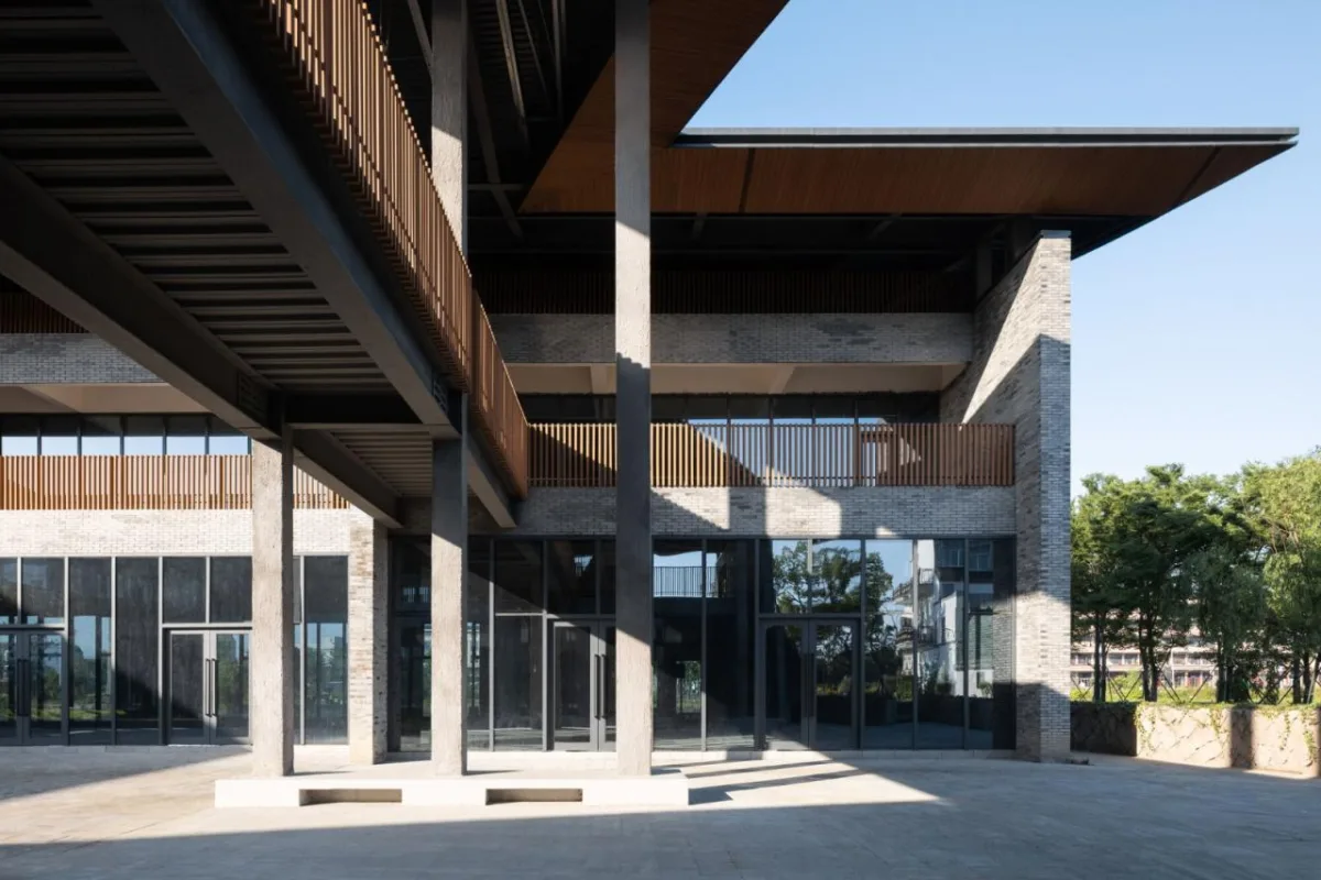 BIM建筑|台州路廊驿站 / 园舍建筑景观