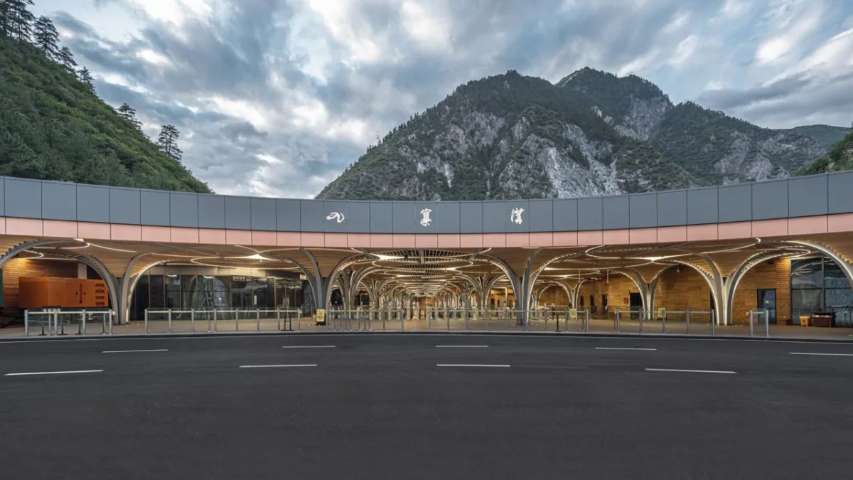 BIM建筑|THAD设计九寨沟游客中心