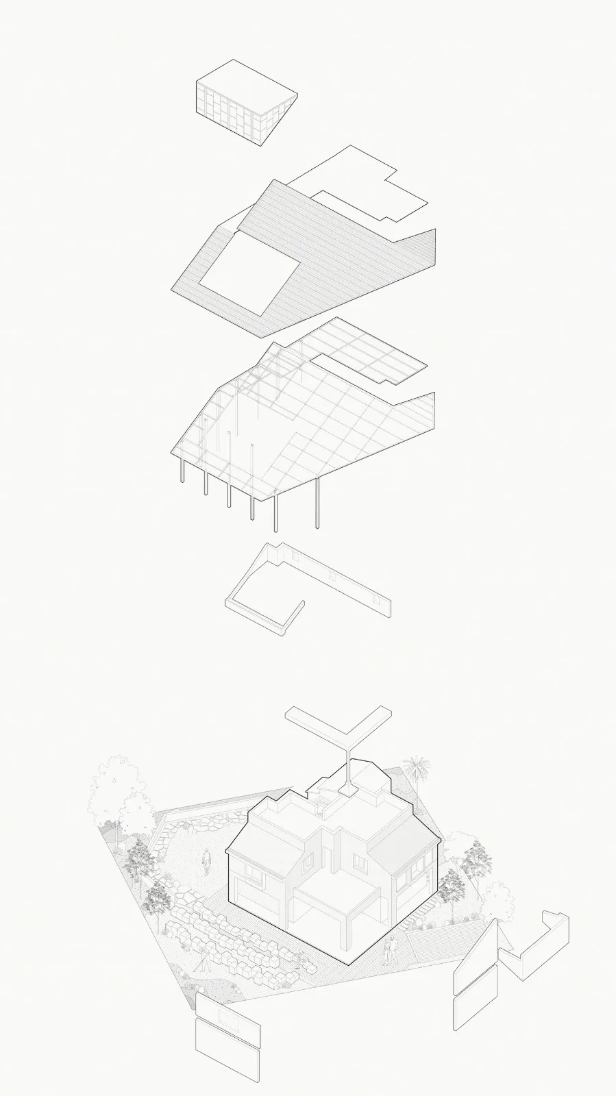 BIM建筑|Arthshila文化中心 – 文化适应及再利用私人基础设施 / Abin Design Studio