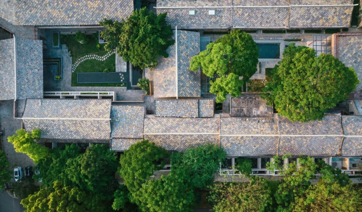 BIM建筑|瀑布下的诗意栖居:尧珈•瀑布村 /上海尧舜建筑设计有限公司