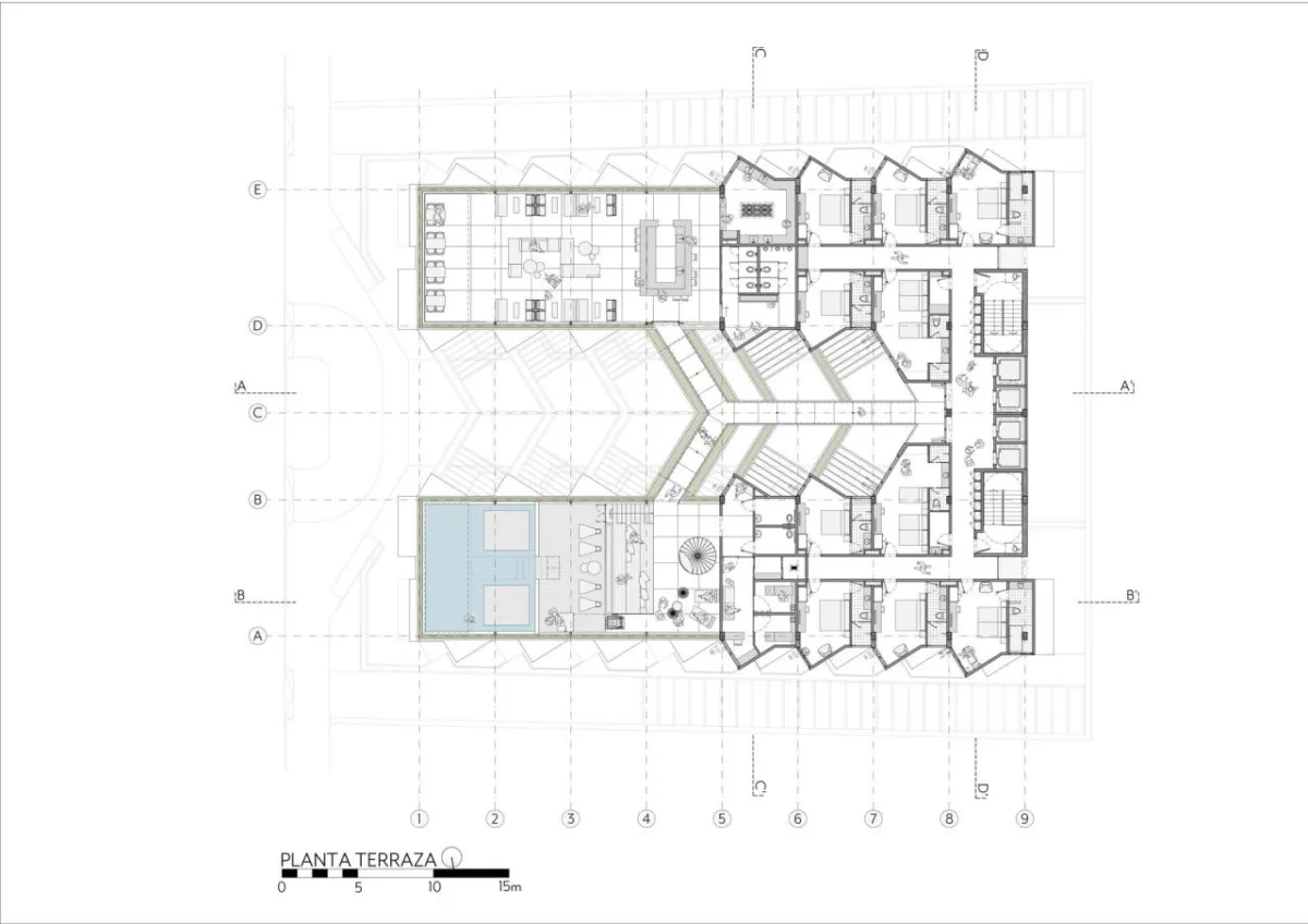 BIM建筑|BA’RA 酒店 / Plan:b arquitectos