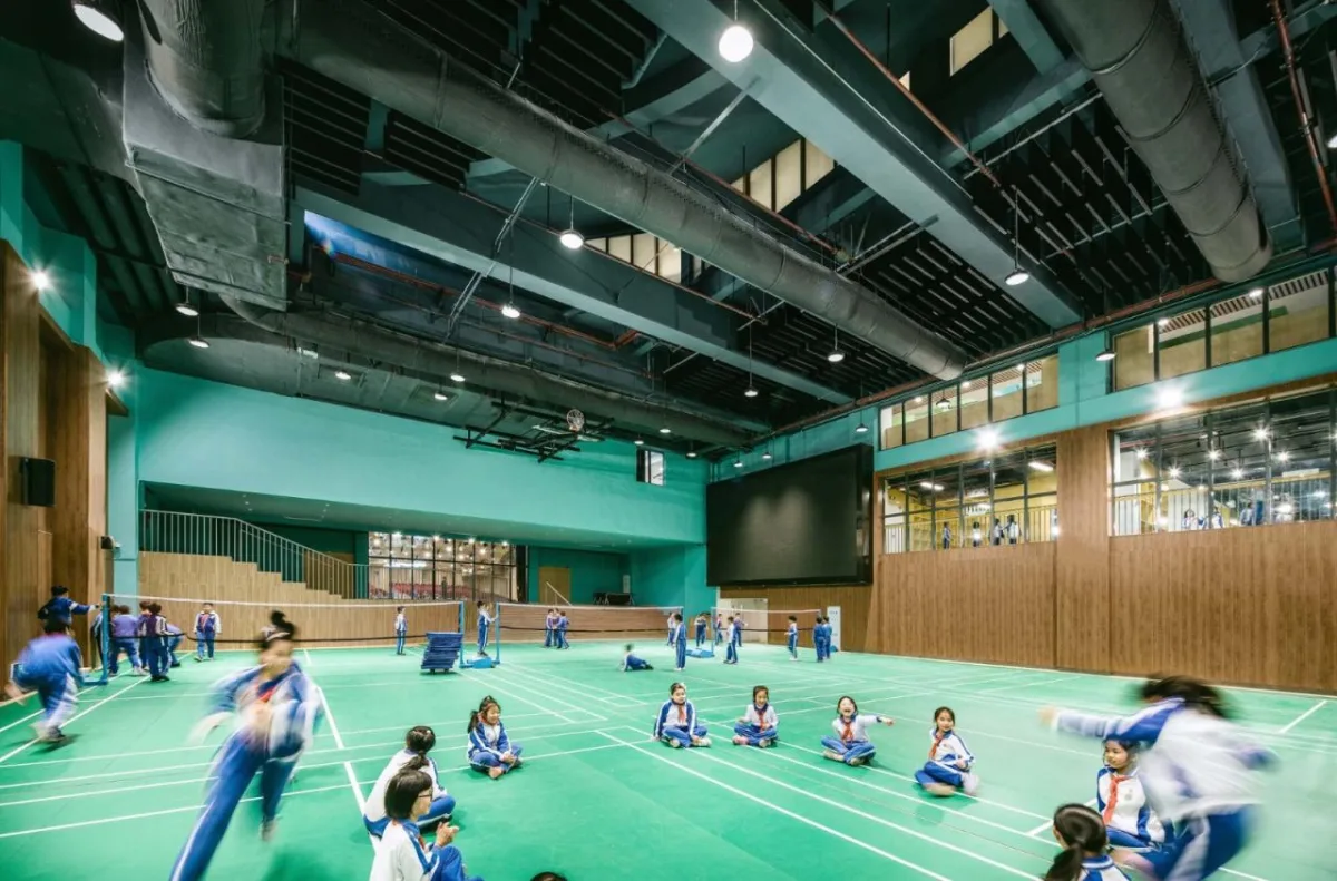 BIM建筑|学习层台—深圳福强小学 / 众建筑