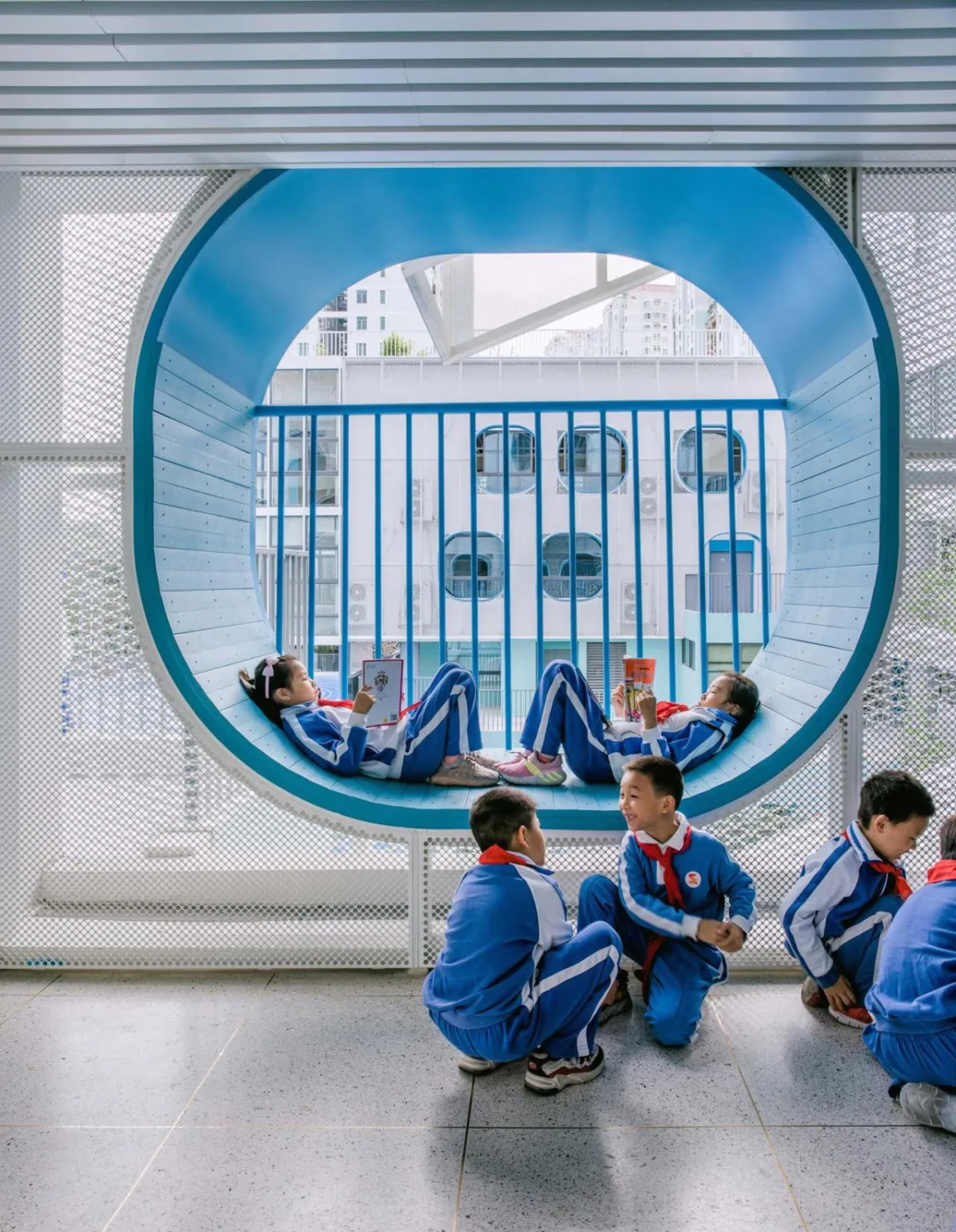 BIM建筑|学习层台—深圳福强小学 / 众建筑