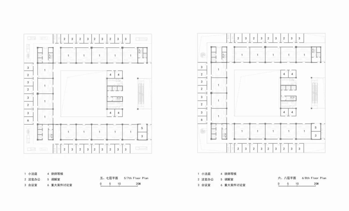 BIM建筑|凝固的正义•常州市中级人民法院扩建 / 简和建筑