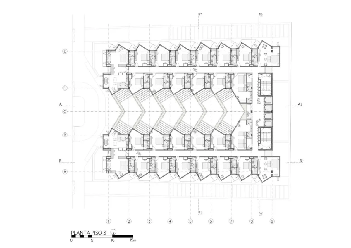 BIM建筑|BA’RA 酒店 / Plan:b arquitectos