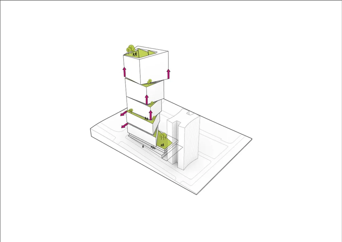 BIM建筑|首个塔楼改造 Quay Quarter，‘嫁接’新楼板 / 3XN