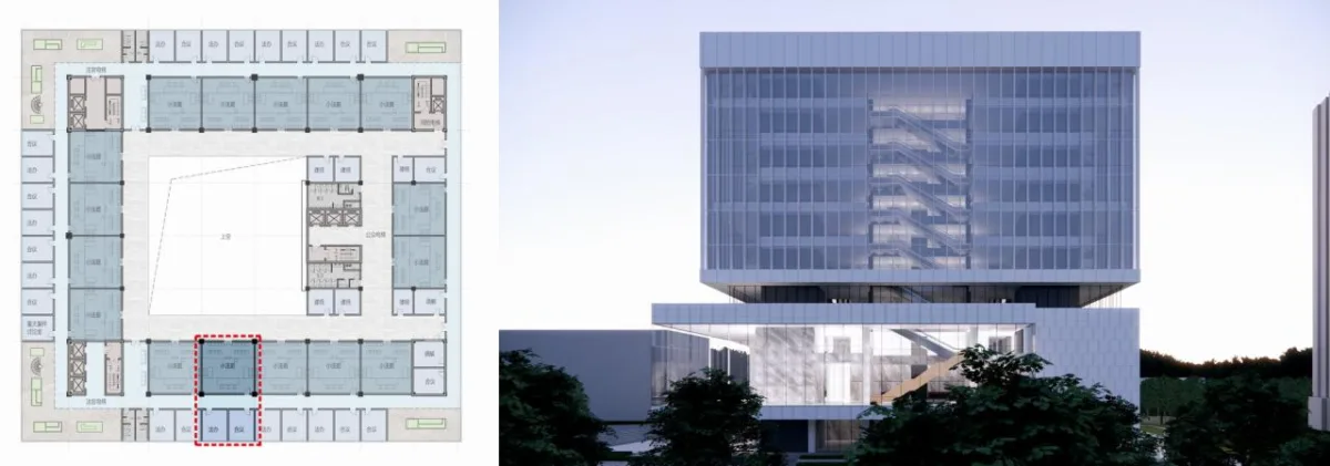 BIM建筑|凝固的正义•常州市中级人民法院扩建 / 简和建筑