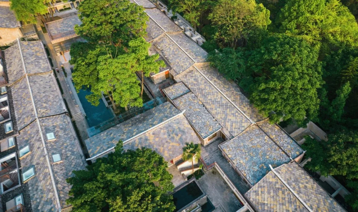 BIM建筑|瀑布下的诗意栖居:尧珈•瀑布村 /上海尧舜建筑设计有限公司