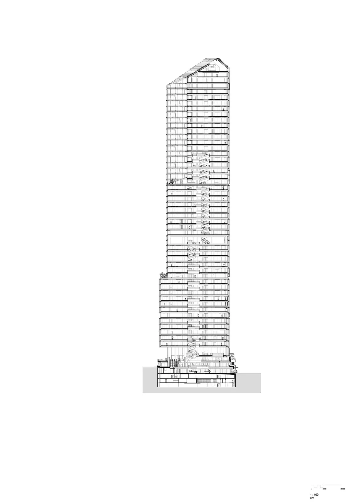 BIM建筑|首个塔楼改造 Quay Quarter，‘嫁接’新楼板 / 3XN