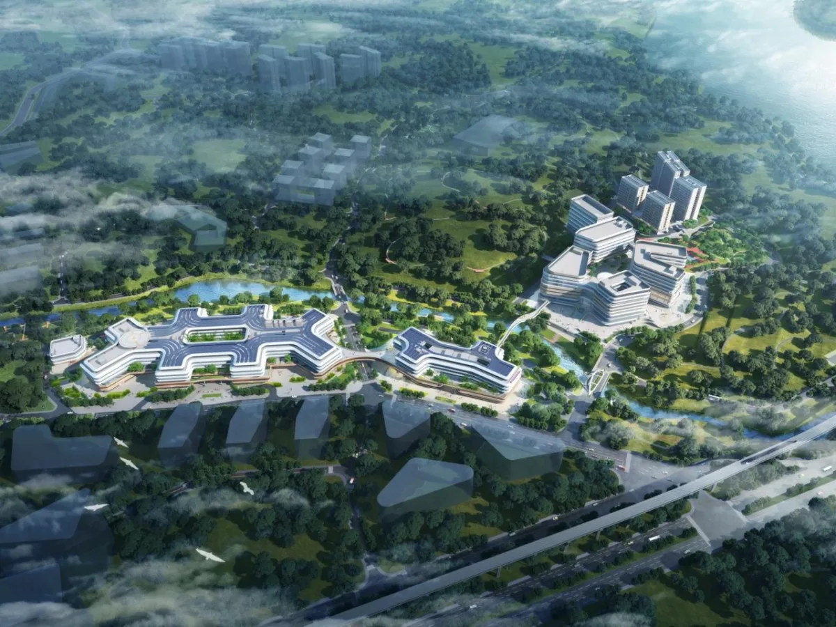 BIM建筑|以山水动脉形塑医校综合体：南方科技大学医学院及 南方科技大学附属医院 / 盖博建筑设计事务所