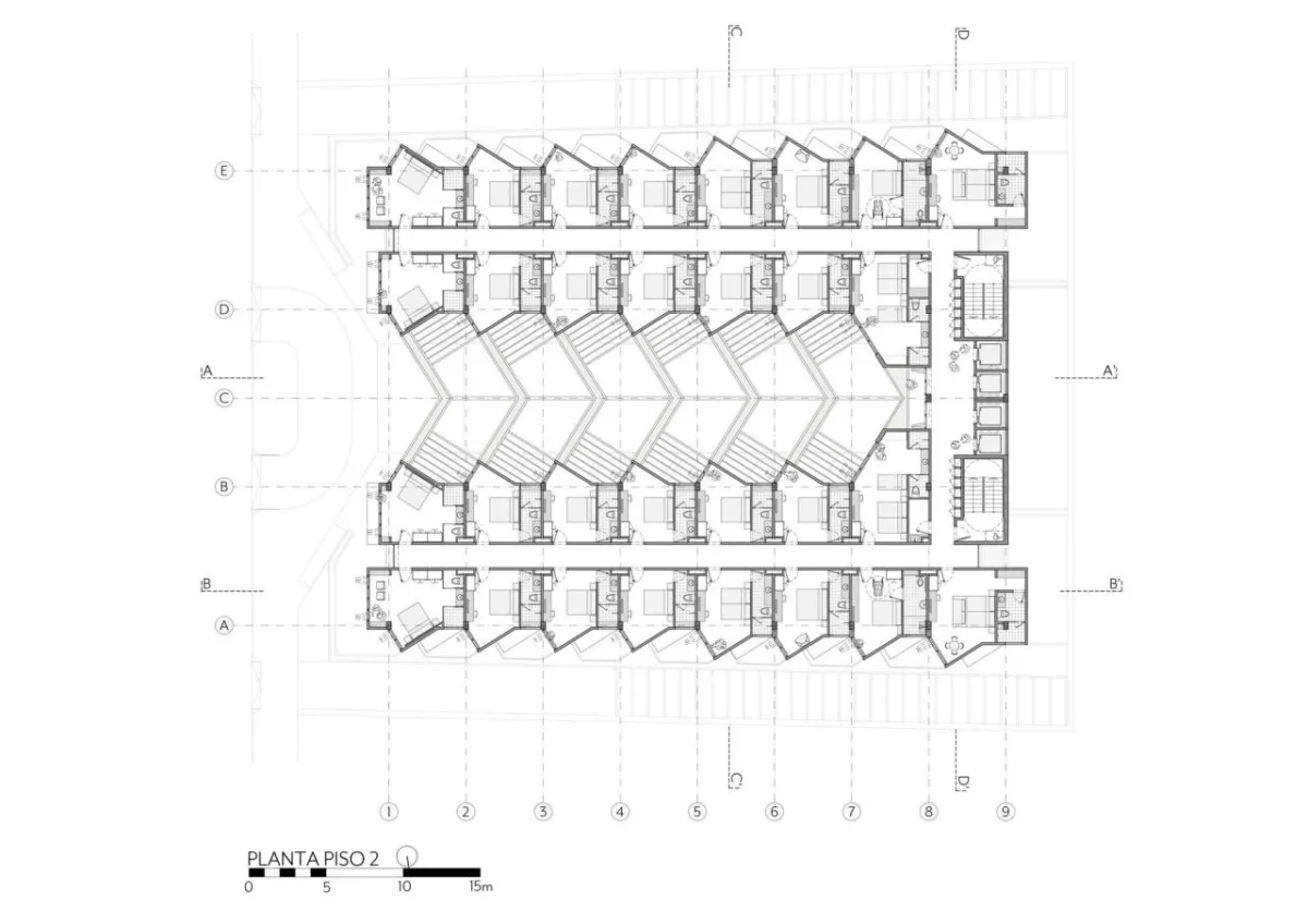BIM建筑|BA’RA 酒店 / Plan:b arquitectos