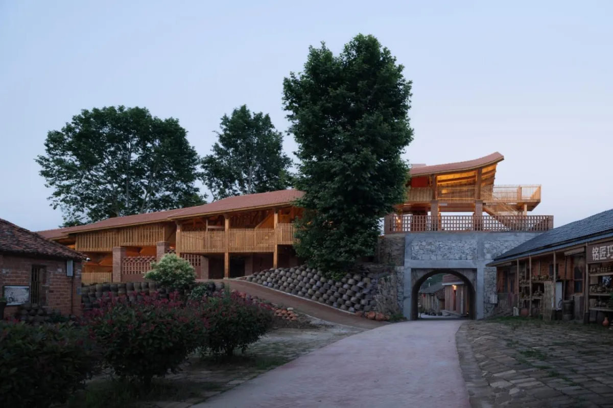 BIM建筑|安徽潜山痘姆龙窑及非遗客厅 / 灰空间建筑事务所