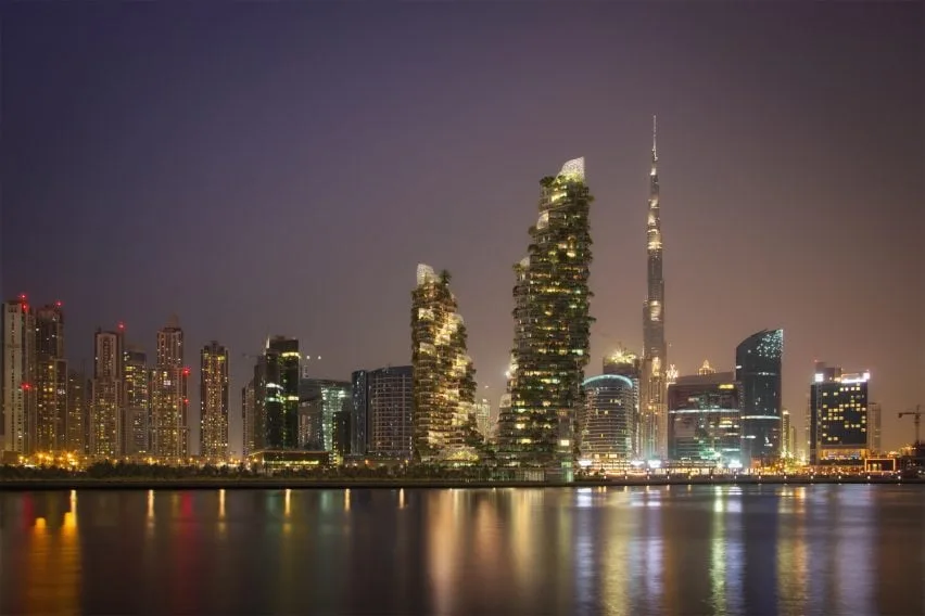 BIM建筑|博埃里为迪拜设计垂直森林塔楼