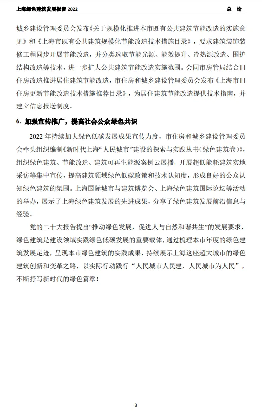 装配式政策|关于发布《上海绿色建筑发展报告（2022）》的通知
